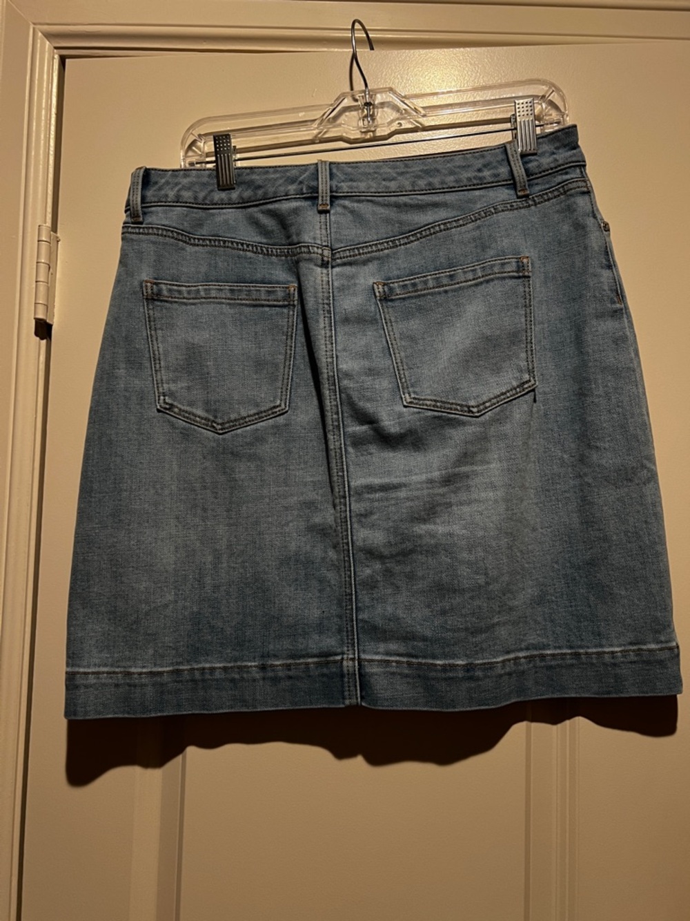 Talbots Light Blue Denim Mini Skirt